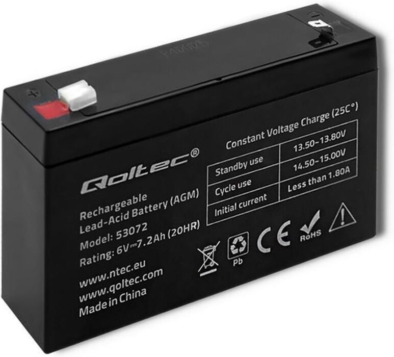 AGM Batterie 6V 7,2Ah max. 64,8A