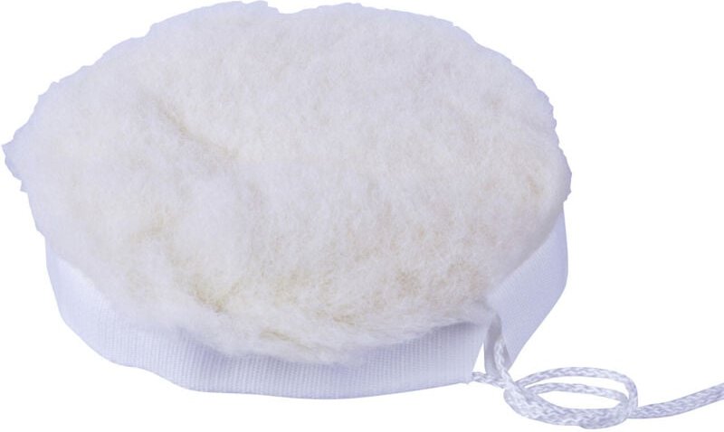 Polierhaube ø 125 mm für Schleifteller, Lammwolle Autopflege - Wolfcraft