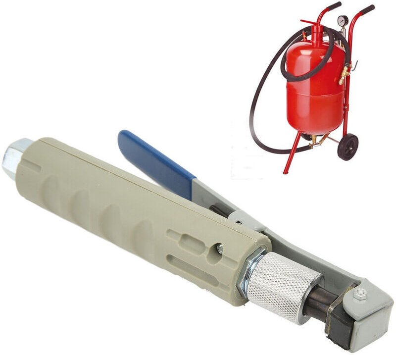 Sandstrahldüsenkopf für Mehrzweck-Sandstrahlgeräte mit 3 Keramikspitzen zum Entfernen von abrasiven Flecken und Rost