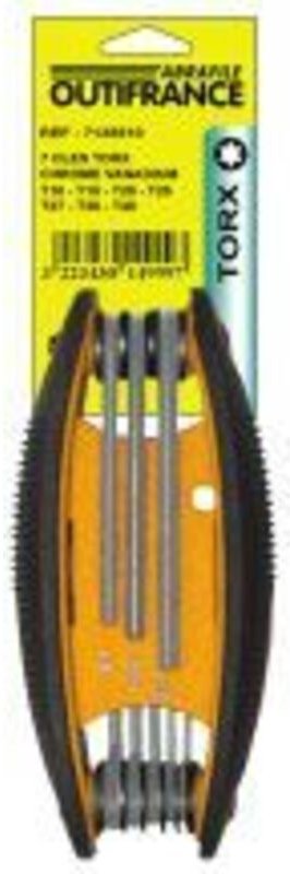 Torx-Schlüsselsatz auf Zweikomponentengriff Outifrance