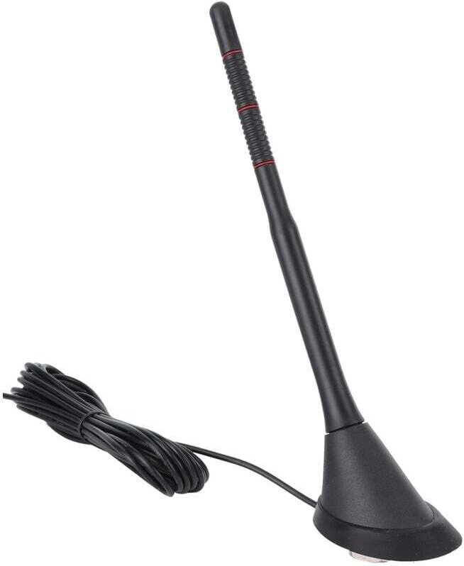 Antenne Voiture Universelle Amplifiée DAB FM Numérique Étanche Montage Haut Toit 12V