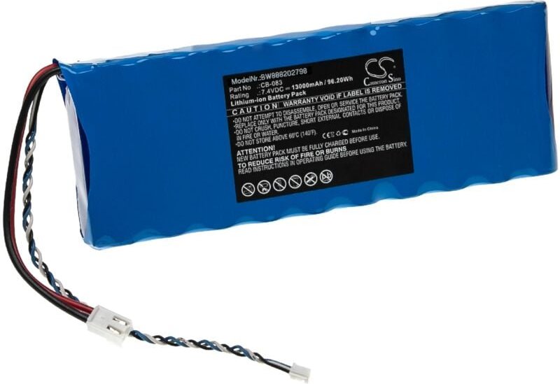 Vhbw - Akku kompatibel mit Promax hd Ranger Messgerät (13000mAh, 7,4V, Li-Ion)