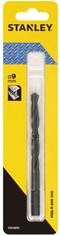 Stanley Zubehör - Metallbohrer HSS-R, Durchmesser 9,0 mm STA50095-QZ