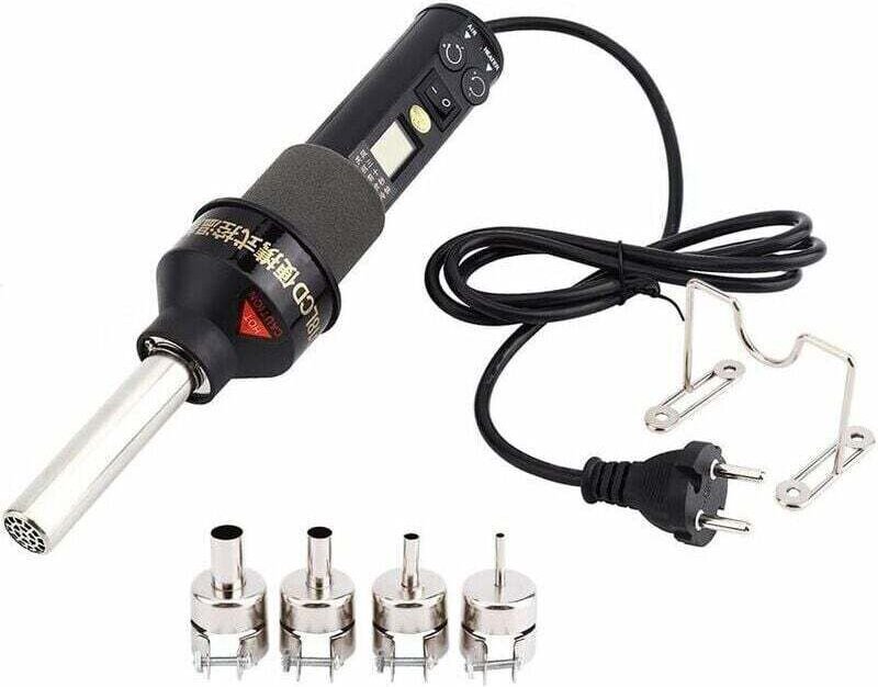 220V 450W Einstellbare elektronische Heißluftpistole zum Löten und Entlöten von LCDs für ICs, SMD und BGAs