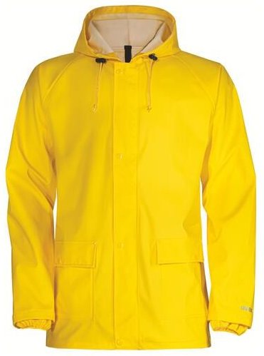 Uvex Protection Gelbe Regenjacke - Wasserdichte Jacke aus PU: XXL