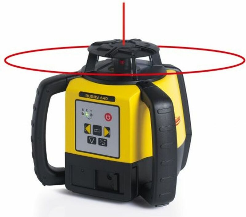 Rotationslaser-Nivelliergerät Leica Geosystems Rugby 640