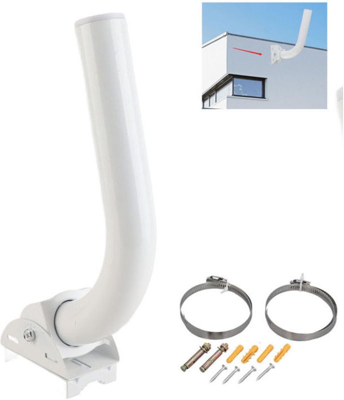 Vtizikl Support Starlink, Support Mural Starlink pour Antenne Parabolique Rectangulaire V2, Kit Internet Starlink, Kit d...