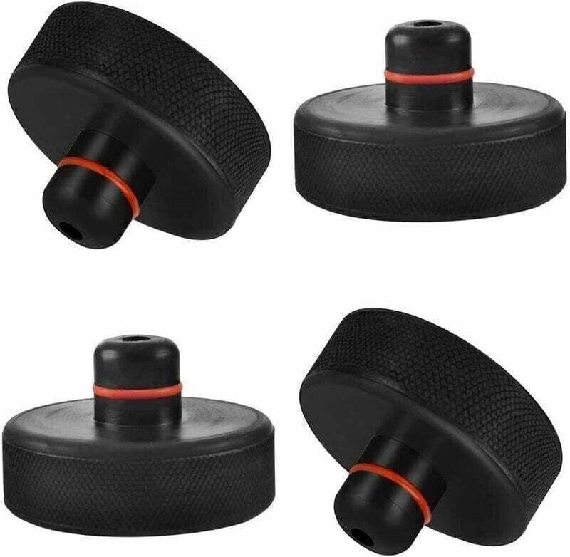 4-teiliger Wagenheber-Unterlegblock, Gummiblock kompatibel mit Tesla Model 3, Model Y, Model S, Model X, Wagenheber-Unte...