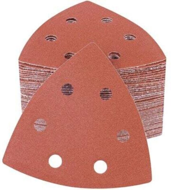 50 Delta-Dreieck-Schleifscheiben für Schleifmaschinen, 93 x 93 x 93 mm, dreieckiges Schleifpapier, Körnung 150, Schleifs...