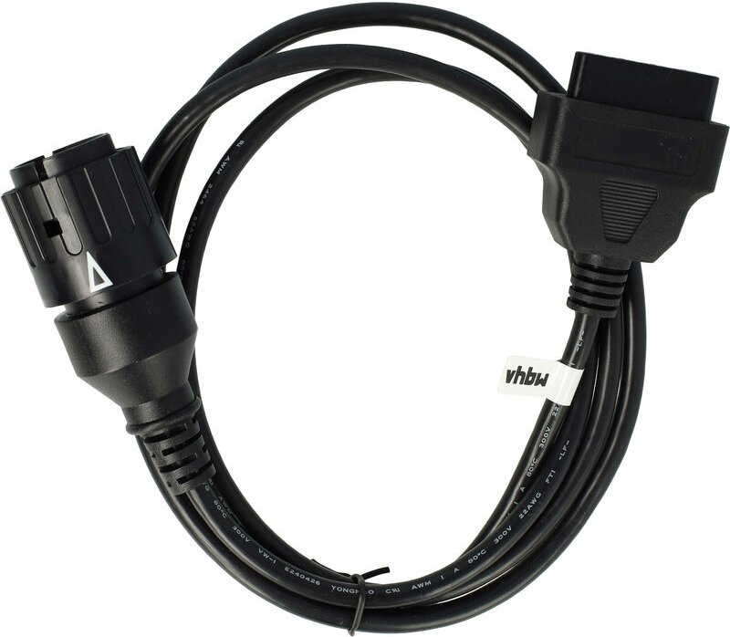 Vhbw - OBD2 Adapter 10 Pin auf OBD2 16Pin kompatibel mit bmw f 650 cs K14 Motorrad - 150 cm
