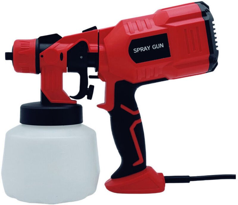 550-W-Akku-Farbspritzgerät – Q1P-JY08-550 (220 V, 800-ml-Tank, 1 Düse) Akku nicht im Lieferumfang enthalten