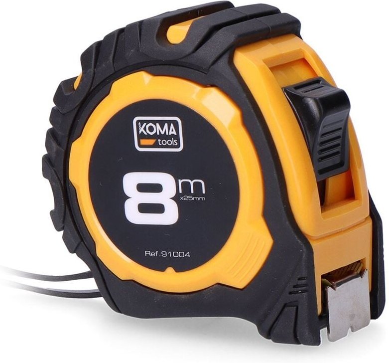 KomaTools Maßband 8 m x 25 mm abs Standard