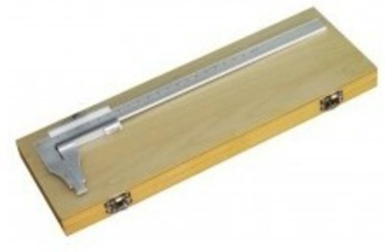 Professioneller Schieblehre mit 200 mm Lineal im Holzschuber 630182 - Outifrance