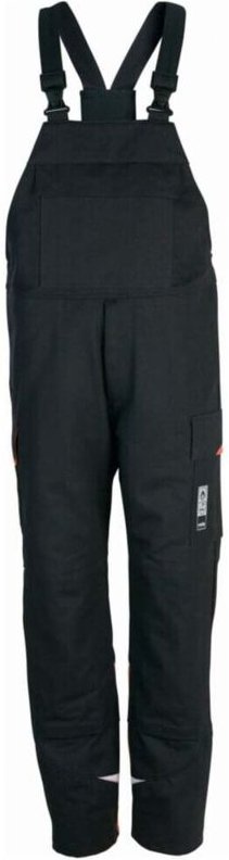 Rofa Schweißerschutz-Latzhose Splash, dunkelanthrazit / grau, Konfektionsgröße DE: 98