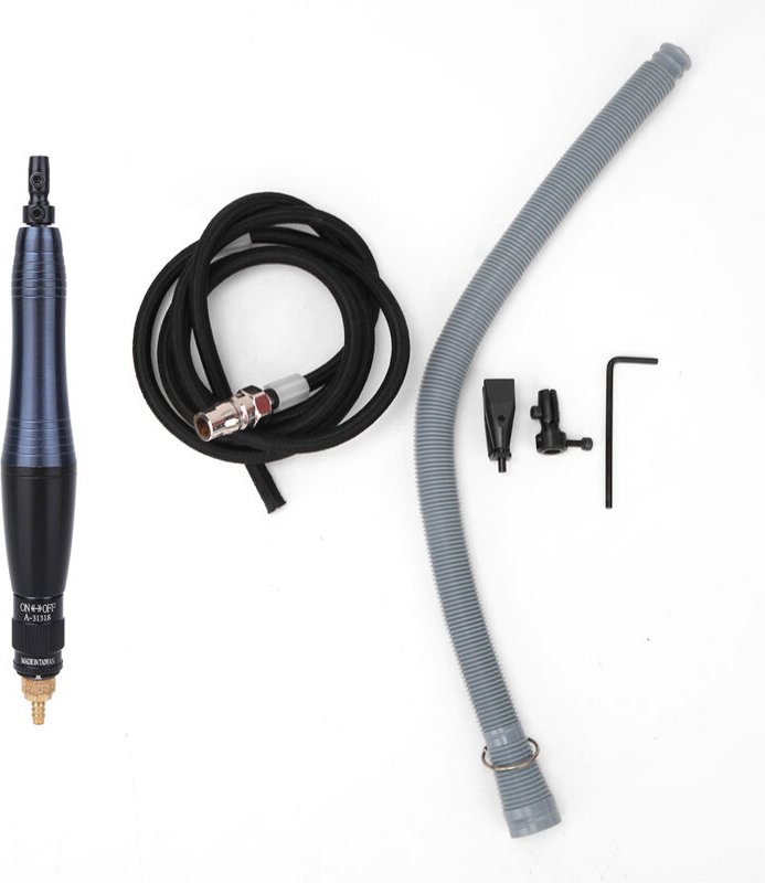 Ultraschall-Druckluftschleifer, Druckluftschleiffeile, 0,2"-Einlass, geräuscharm, Hochhärteschleifen zum Polieren (TU-10...