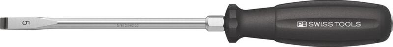 Swiss Tools Schraubendreher 8102 Schlitz 5,5x0,8x180mm Schlagkappe PB SwissTools