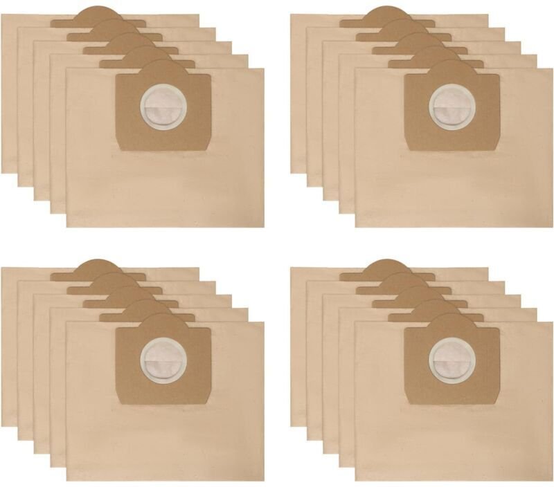 20 Staubsaugerbeutel für Kärcher WD3/MV3/2201/2204/2504 Staubsauger, Alternativen für Filterbeutel 6.959-130.0