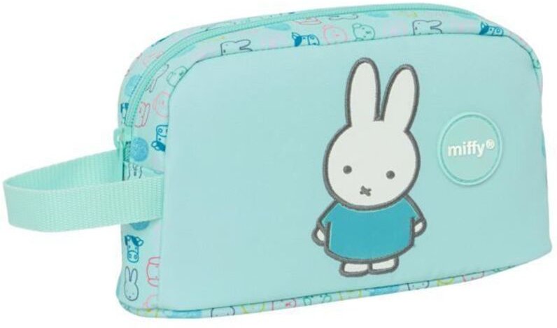 Thermotasche - Safta - 21,5x6,5x12 cm - Pastellblau - Fassungsvermögen 1,7 l - Aluminiumfutter - Reißverschluss