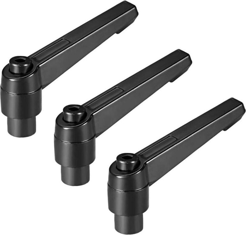 M8 verstellbarer Griff Hebel Klemme Innengewinde Bolzen Ratsche 3 Pcs