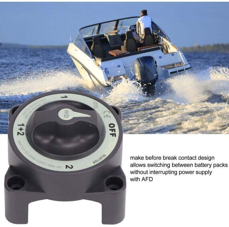 500 A Hochleistungs-Batterietrennschalter mit 4 Positionen für Wohnmobile und Boote