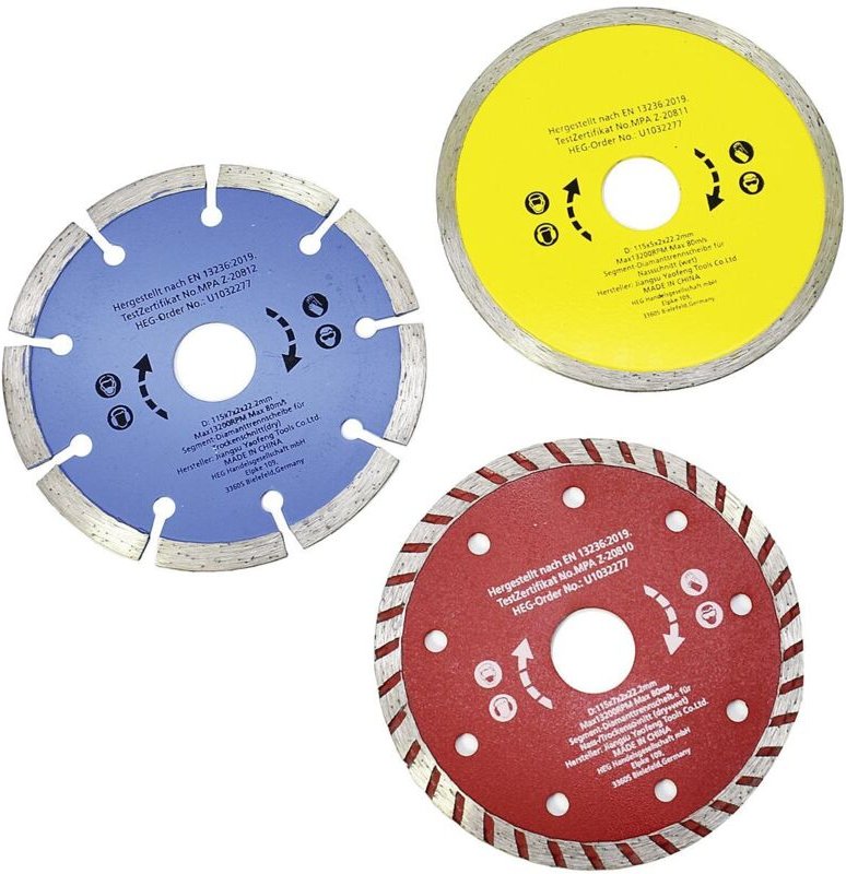 Diamanttrennscheibensatz