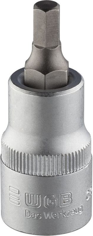 WGB - Schraubendreher-Einsatz No. 363 DIN7422 1/2'vierkant 6,0 mm Innensechskant