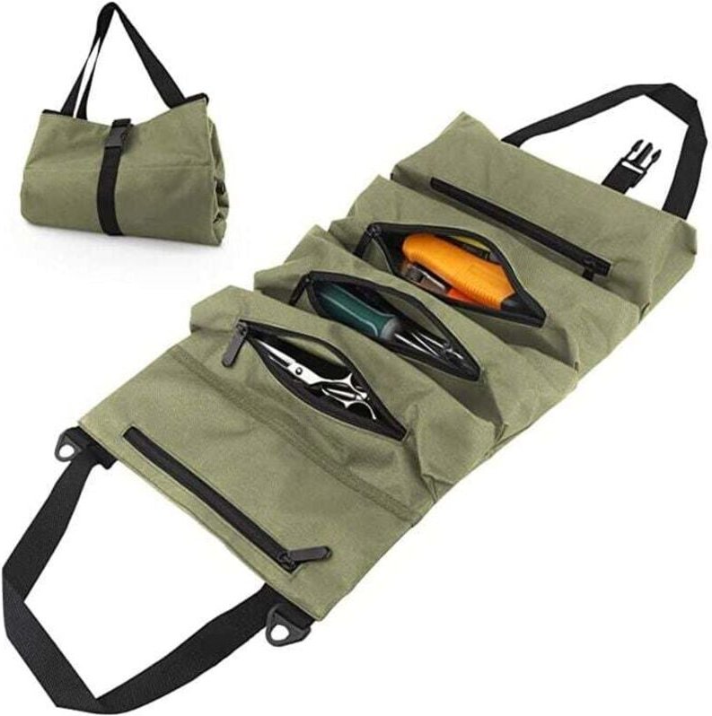 Werkzeug-Organizer-Tasche, Werkzeugtasche aus Oxford-Stoff, Werkzeugkoffer mit 5 Taschen für Elektriker/Schreiner/Klempn...