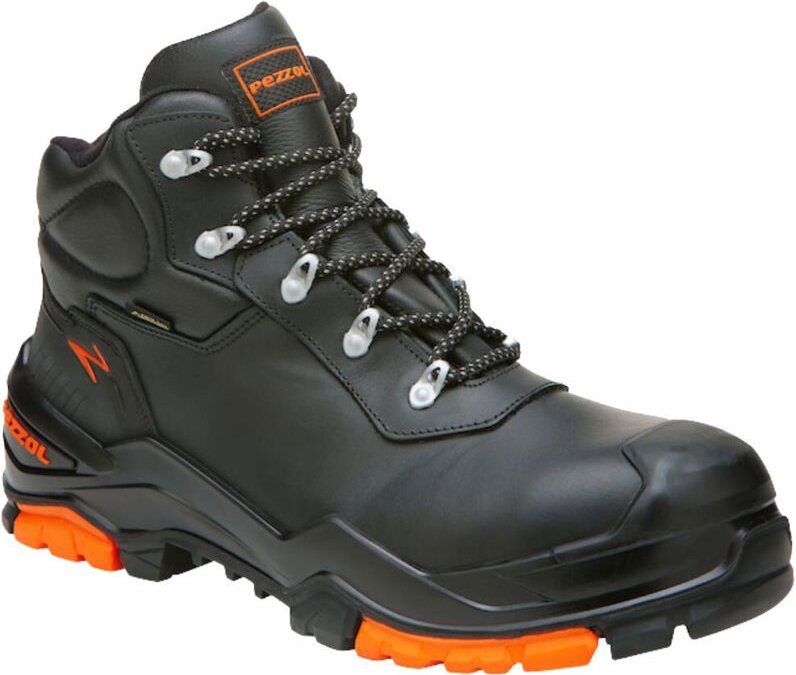 Pezzol Clan S7S CI HI SC HRO FO LG SR Sicherheitsschuhe - 45 EU - Schwarze