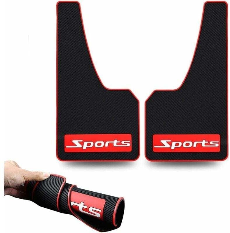 ZVD-Auto-Schmutzfänger, weiches Material, universelle Passform, schwarze Gummi-Kotflügel, keine Kollision, universell, 4...