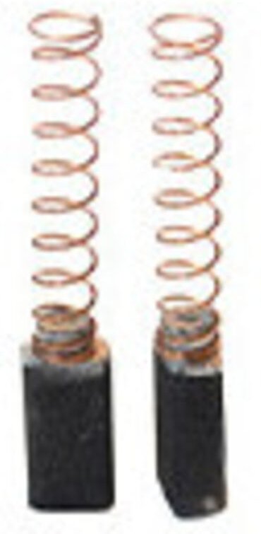 Set aus 2 anpassbaren Kohlen für AEG – Atlas Copco. Abmessungen: 5 x 8 x 15 mm.