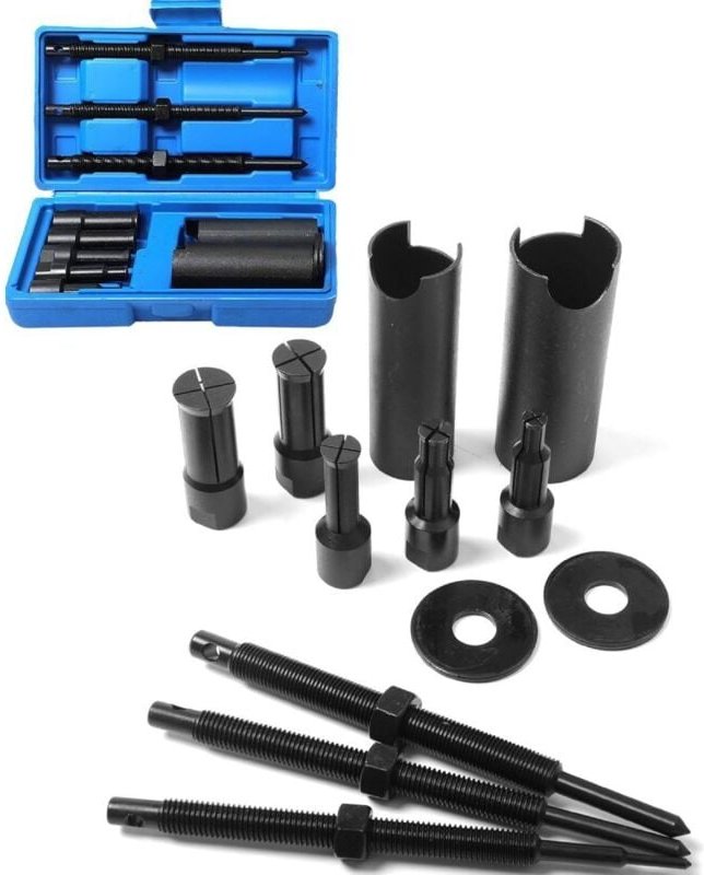 Longziming - 9–23 mm Innenlagerabzieher für Motorräder mit blasgeformten Gehäusen. Lagerabzieher mit 5 Zangen für Fahrra...