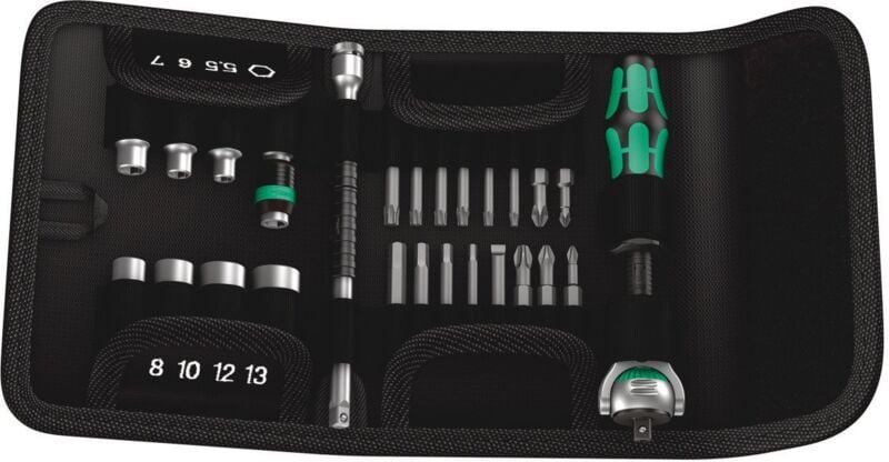 Wera - Kraftform Kompakt Zyklop Speed Steckschlüsselsatz 1/4'-Antrieb 26-teilig