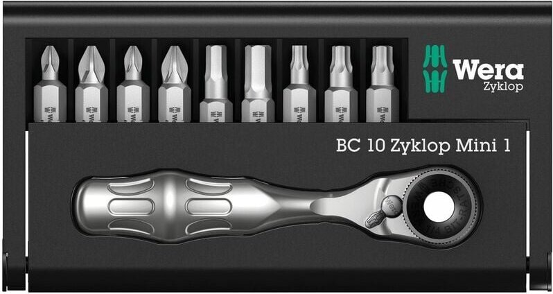 Bc br 9 05073645001 Umschaltknarren-Set 1/4' (6.3 mm) 87 mm - Wera