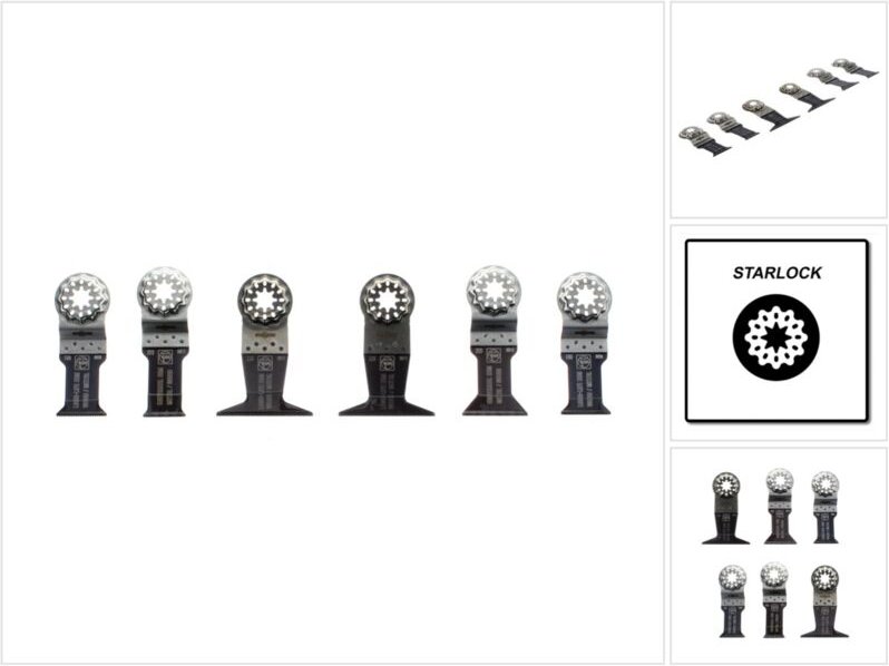 FEIN Best of Starlock E-Cut Holz Metall Set 6-teilig