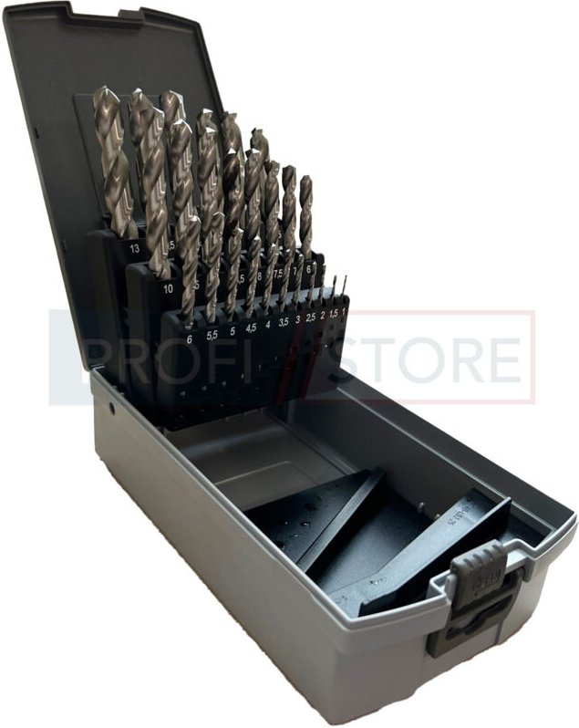 IDG Spiralbohrer-Satz 25-tlg. HSS-G DIN 338