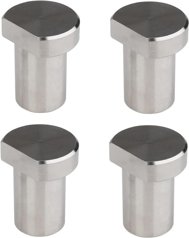 Stück Holzbearbeitungs-Tischklemme 20 mm, Stopp-Werkbank-Hundeklemme aus Aluminiumlegierung, T-Schiene Holzbearbeitungsl...