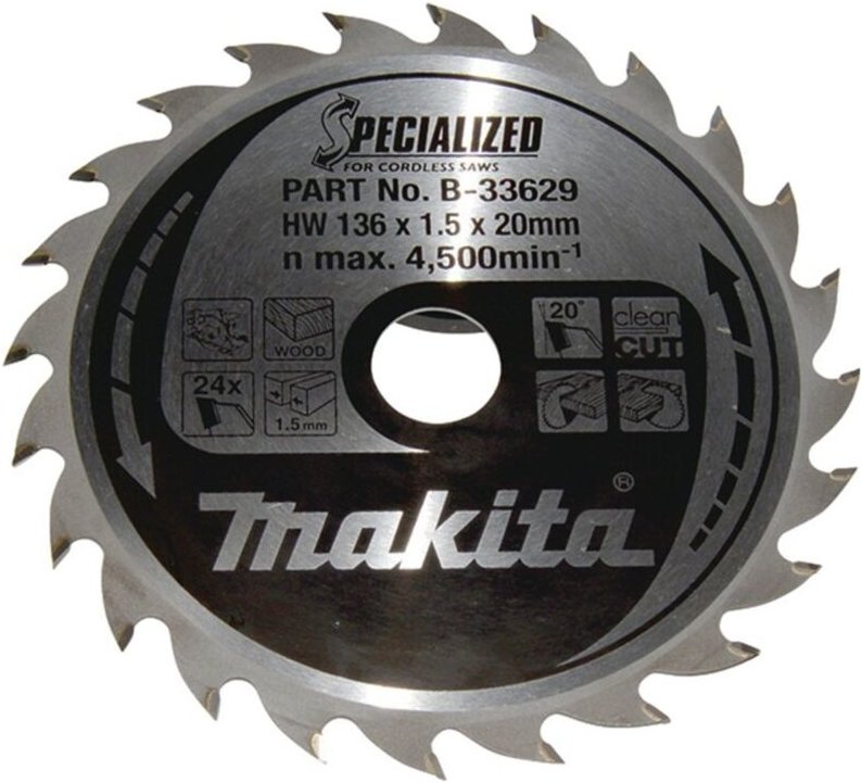 B-33629 specialized Sägeb.136x20x24Z - Makita