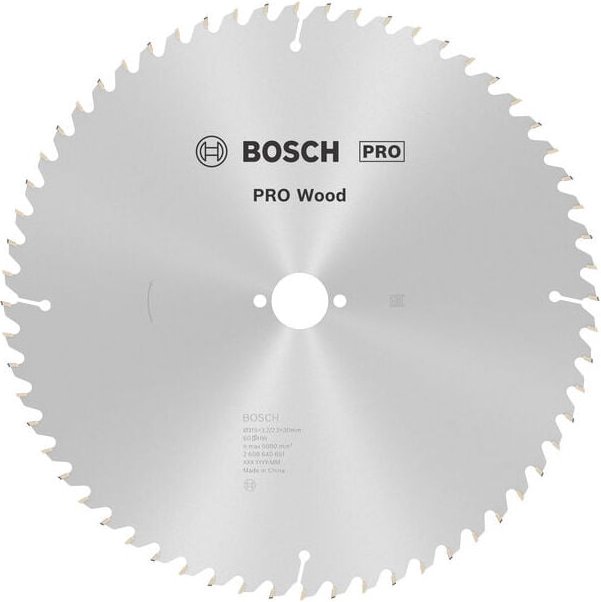 Pro Holz KSB,315x3.2x30mm,T80 - 2608640651 - Bosch