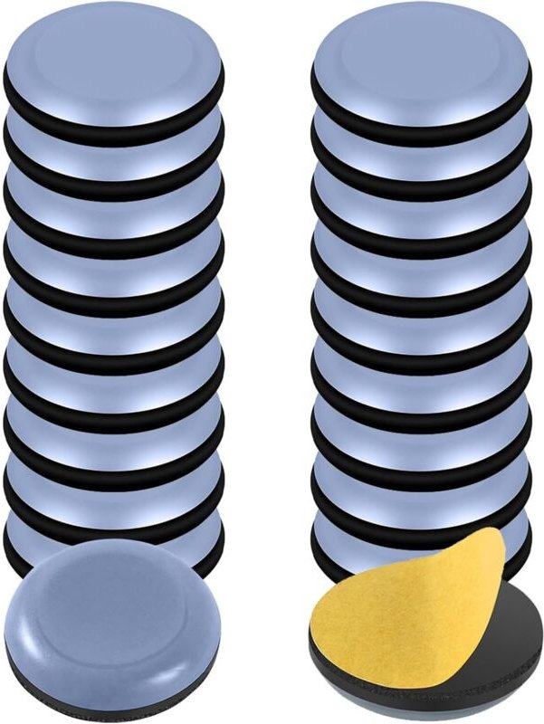 Runde, blaue Anti-Rutsch-Matte (30 mm Durchmesser), selbstklebend, verschleißfest und geräuscharm, für Küchentisch- und ...