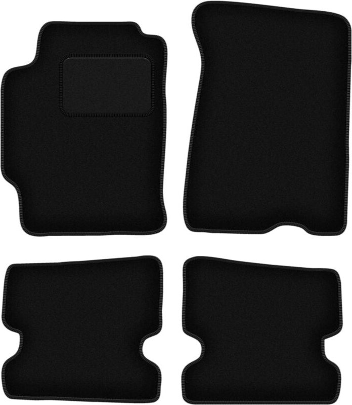 Schwarze Veloursmatten für: Mazda MX-6 II Coupé (1992-1997)