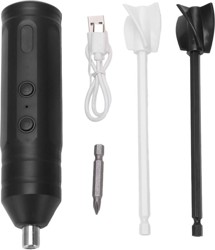 Wiederaufladbarer Epoxidharzmischer, tragbarer elektrischer USB-Harzmischer mit 2 Rührflügeln zum Mischen von Epoxidharz...