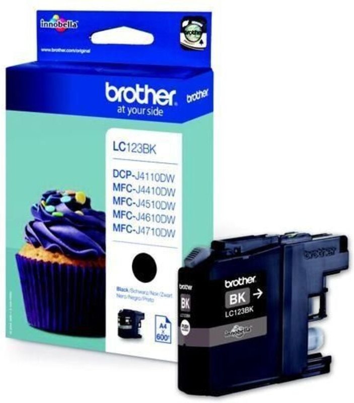 Brother LC-123BKBP Druckerpatrone 1 Stück(e) Original Schwarz