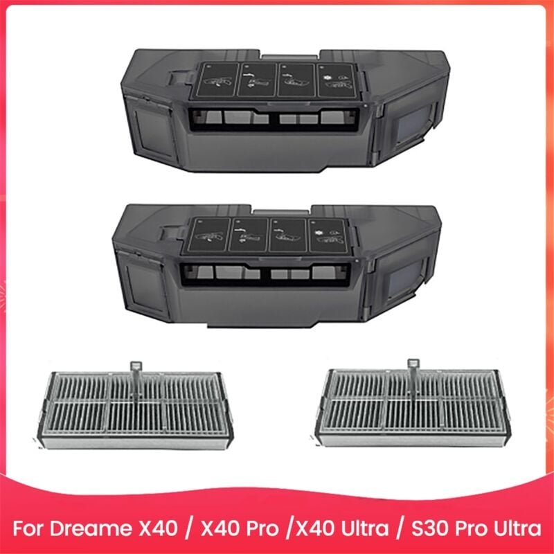 Staub Box mit Hepa-Filter für X40 Pro Ultra S30 Staubsauger Ersatz Teile Müll