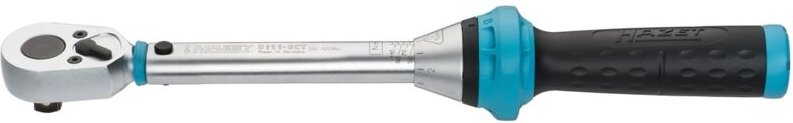 Hazet - Drehmoment-Schlüssel, Nm min-max: 20 - 120 Nm, Toleranz: 3%, Vierkant massiv 10 mm (3/8), Art.Nr. 5111-3CT