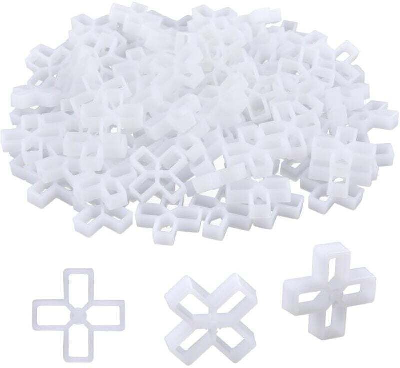 Fliesenabstandshalter 10 mm, 1000 Stück Fliesenabstandshalter Ausgleichsfuge Kreuzförmige Pflasterabstandshalter Fliesen...
