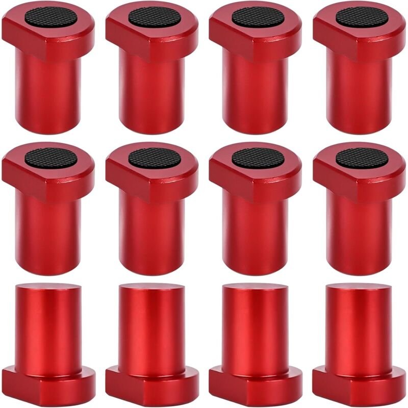 Set mit 12 Werkbankhaken aus Aluminiumlegierung – Hundeklemme – Zur Positionierung auf der Werkbank – Spannbacken – Zube...