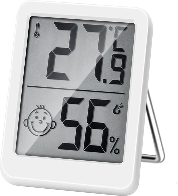 Hochpräzises digitales Thermometer, Hygrometer für den Innenbereich, Thermometer, Feuchtigkeitsanzeiger mit großem Bilds...