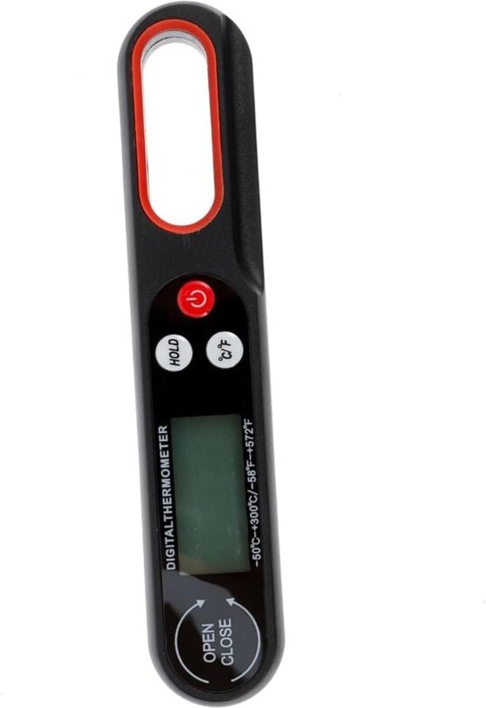 1 Stück kabelloses digitales Grillthermometer mit Sofortanzeige für Grill, Fleisch und anderes Kochzubehör, Kunststoff, ...