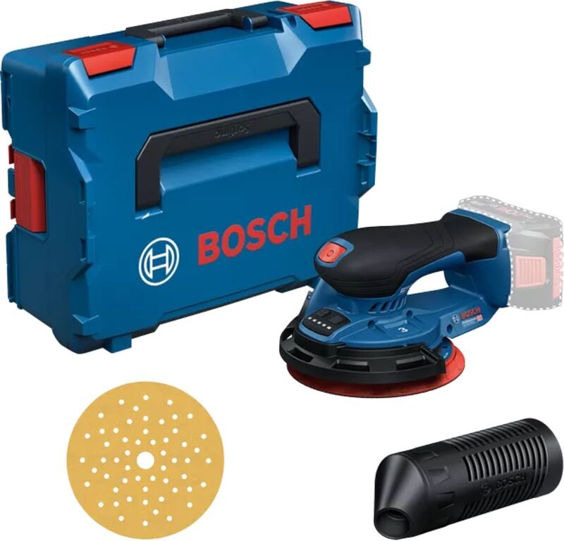 Bosch - Akku-Exzenterschleifer gex 18V-150-3, incl. Zubehör, l-boxx