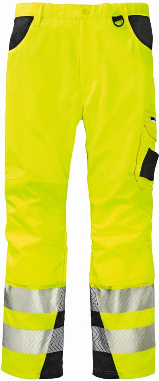 Warnschutz-Bundhose TENNESSEE leuchtgelb/grau Größe 42